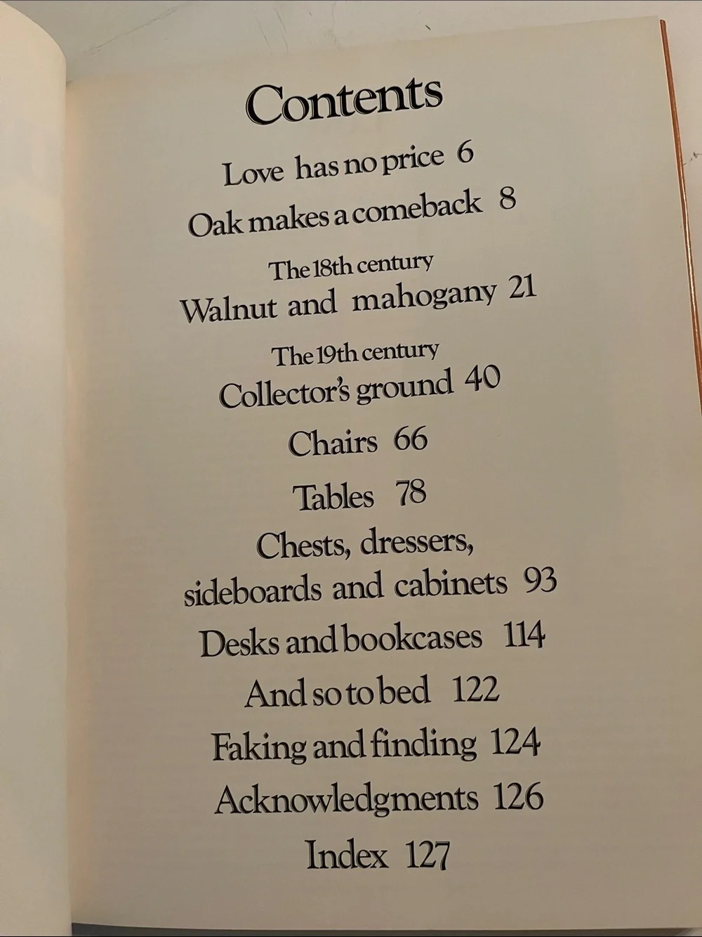 Collecting antique furniture by Peter Johnson 1976 hardcover
